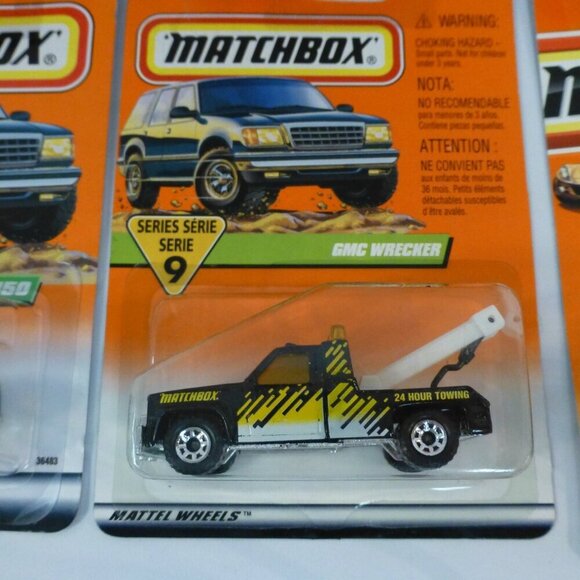 Matchbox Pickups GMC Terradyne Wrecker Ford F-150 SVT Raptor Diecast Lot - Picture 8 of 12